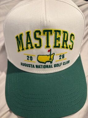 Masters Augusta National Golf Club Green and White Hat - NWT